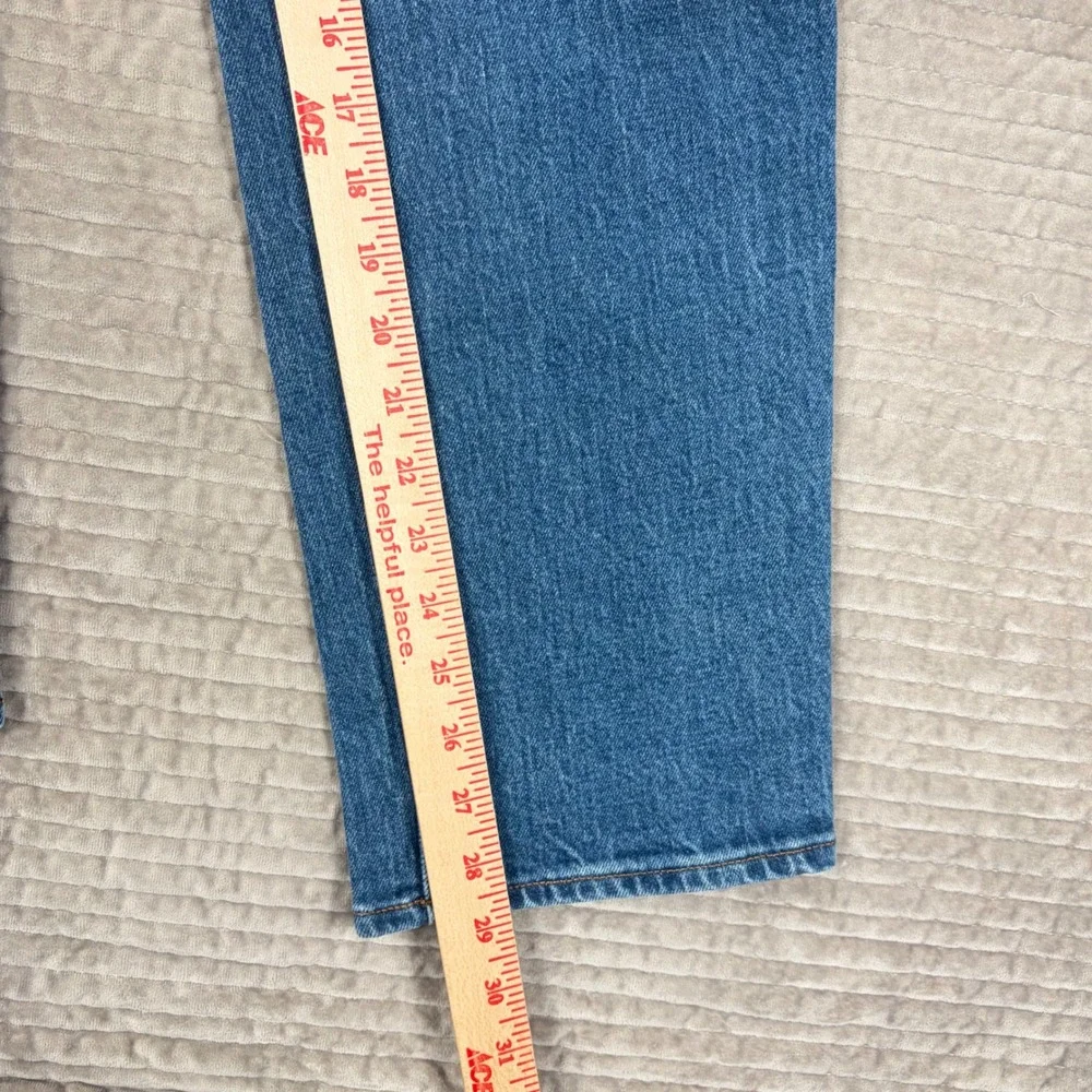 Madewell The Perfect Vintage Straight Jean Medium Wash High Rise NG251 Size 27